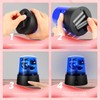 GAGIRA 2Pcs Blue Rotating Strobe Light, Battery Operated 360 Degree