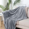 EHC Fleece Blanket Sofa Throw, Cozy Soft Throw Blanket for