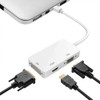 3 in 1 Mini DP to HDMI, DVI, VGA 4K