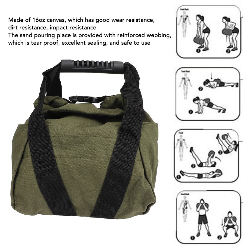 Fitness Workout Sandbag Weightlifting Training Sandbag Empty Exercise Power Bag