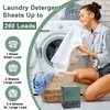 Laundry Detergent Sheets 260 Loads, Fresh Scent, Eco-Friendly Liquidless Soap