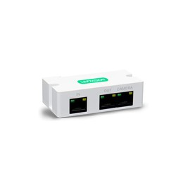 LINOVISION Mini 2-Port POE Extender, Extend Power Over Ethernet Up to 300m with Cat5/6 Cable, POE Splitter to 2 POE Devices
