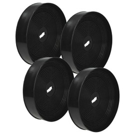 vhbw 4 x Activated Carbon Filters Compatible with Oranier Lito 90 S, Lito 75 S, Meba 60 S, Lito 90 W, Meba 60 W, Lito 60 W Cooker Hood - 17.05 cm