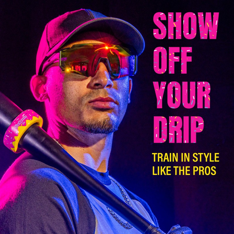 GoSports Baseball and Softball Bat Donuts - 2 Pack Baseball