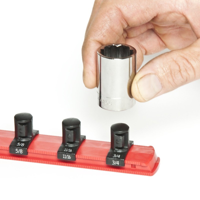 Ernst 13-Inch Socket Rail Organizer with 14 3/8-Inch Twist Lock