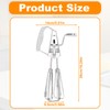 Dual Rotary Hand Egg Beater, Stainless Steel Rotary Hand Whisk