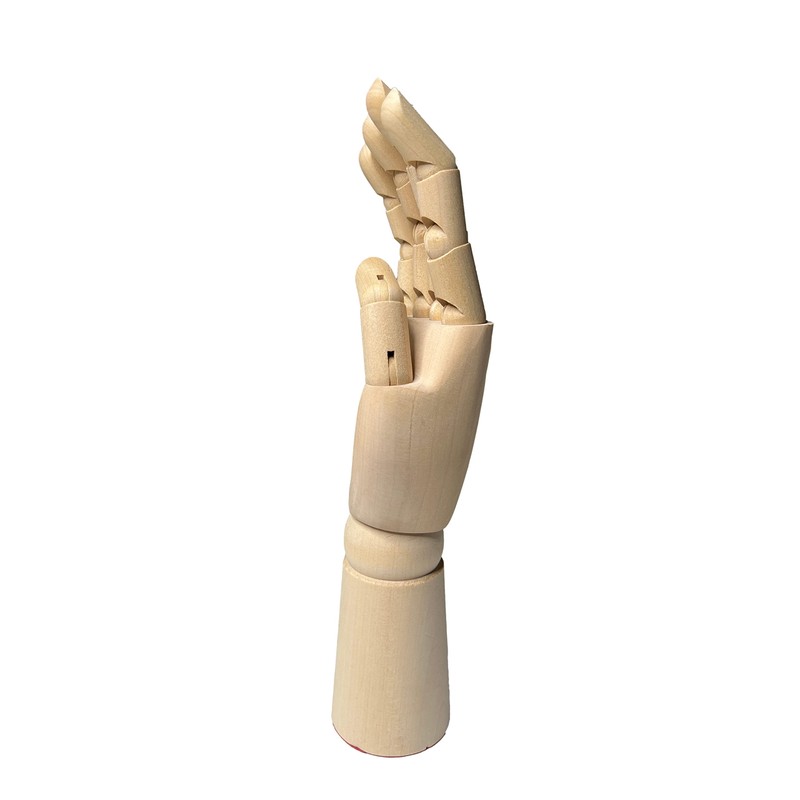 Large Wooden Right Hand Manikin 30cm (12")