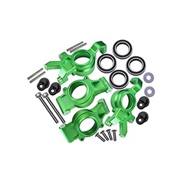 GPM 24Pc Set Upgrades Aluminum Front & Rear Oversized Knuckle Arm for 1/5 X-MAXX 6S Monster Truck & 1/5 X-MAXX 8S Monster Truck RC Cars (Green)