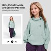 Rolanko Girls Hoodies Fleece Sweatshirts Long Sleeve Cozy lightweight Pullover