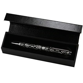 Carmani - Pen with 3D metal Rose pattern