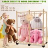 JinhzWin Stuffed Animal Storage Organizer, 36''H x 32''L x 16''W