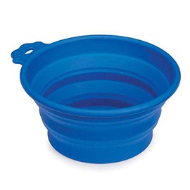Guardian Gear Portable Dog Bowl Bend-A-Bowls Collapsible Food and Water for Dogs Traveling (Medium - 25 Ounce Carrot)