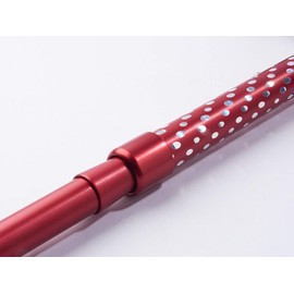 Merry Sticks Designer Folding Adjustable Walking Cane, Dazzling Red