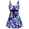 ECUPPER Traje de baño de una pieza para mujer, talla
