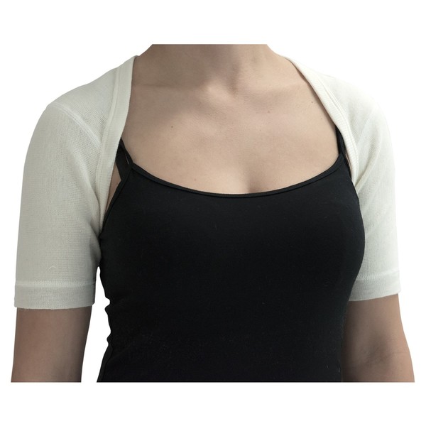MAXAR Angora Upper Back and Shoulder Warming Support Brace Wrap, S