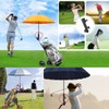 Qiilu Caddytek Umbrella Holder Universal Umbrella Holder for Golf Push