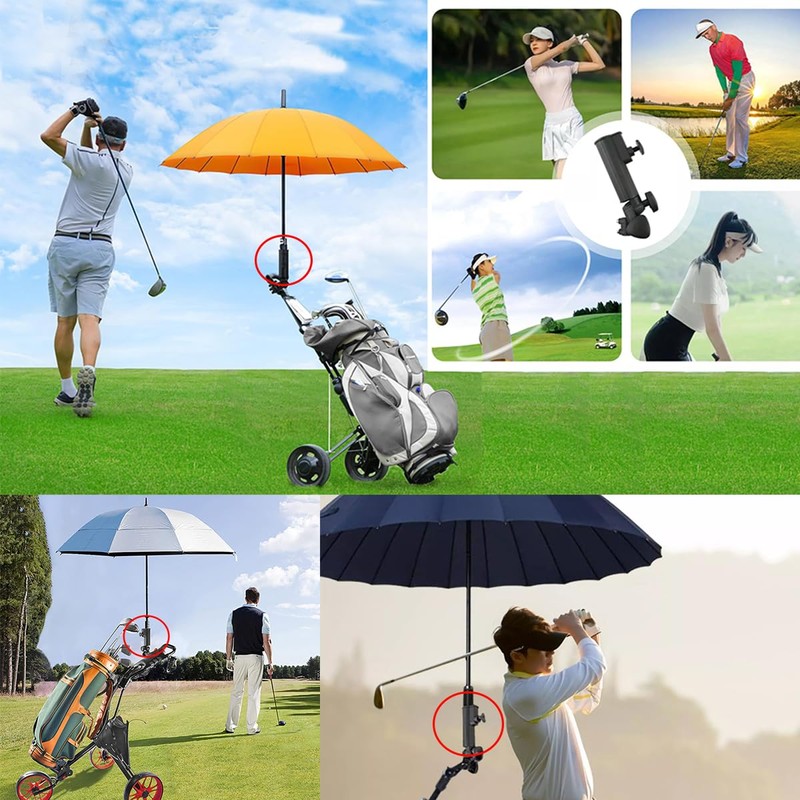 Qiilu Caddytek Umbrella Holder Universal Umbrella Holder for Golf Push