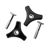 VEHIRANS 2 Pcs Lawn Mower Replacement Parts,Triangular Handle Knobs Nut