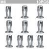 10 pcs TJUS06 Stainless Steel Blind Jack Nut – M6