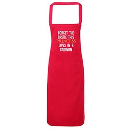 Hippowarehouse Forget the castle this princess lives in a caravan Apron kitchen cooking painting DIY onesize adult