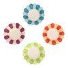Qcwwy DIY Petal Paper Bowls, Cute Flower Cups, Stackable, 50pcs,