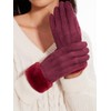 vislivin Women's Winter Warm Gloves Touchscreen Gloves with Lined, fuchsia