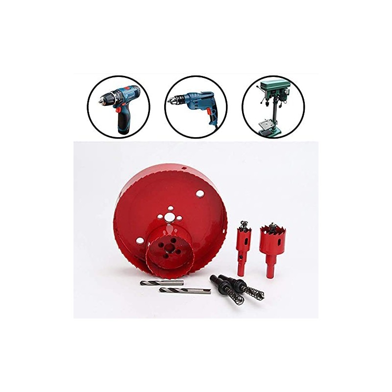 TUNEZ® Hole Saw M42 Bi-Metal Hole Cutter Set with Hex