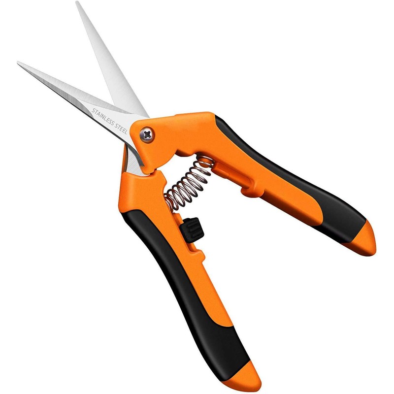 2 Pack Professional Pruning Shears, Trimming Scissors - Straight Tip,