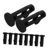 CAXUSD 10pcs Trash Can Lid Latch Pins Plastic Hinges for