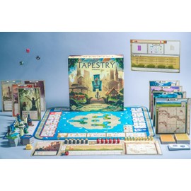 Stonemaier Games: Tapestry (Base Game) by Jamey Stegmaier | A Civilization Building Strategy Board Game | Lead a Civilization to Greatness Through Cultural & Tech Advances | 1-5 Players, 120 Mins