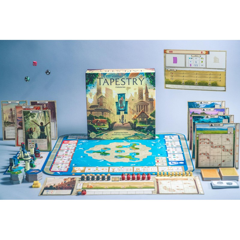 Stonemaier Games: Tapestry (Base Game) by Jamey Stegmaier | A