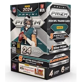 2024 Panini Prizm Football Blaster Box (24 Cards/Box) (Disco) Look for Williams, Daniels, Maye, Nix, Penix, McCarthy Rookies!