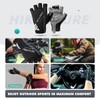 Hikenture Mens Cycling Gloves,5MM Padded Bike Gloves,Breathable & Anti-Slip Half