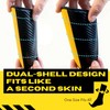 LIGVIV Pro Carbon Fiber Soccer Shin Guards, One Size Fits