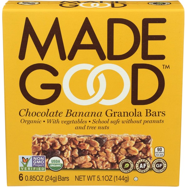 Madegood, Bar Granola Chocolate Banana Organic