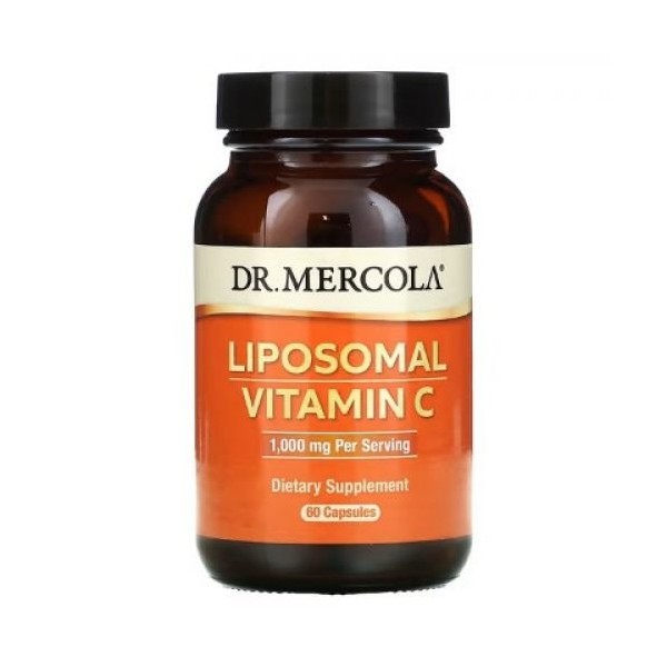 Dr. Mercola Liposomal Vitamin C 1000mg Ascorbic Acid, 60 Capsules / 닥터 머콜라 리포솜 비타민C 1000mg  아스코브르산, 60캡슐