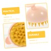 Mikinona Scalp Massager Kit 2pcs Soft Head Brush Easy to