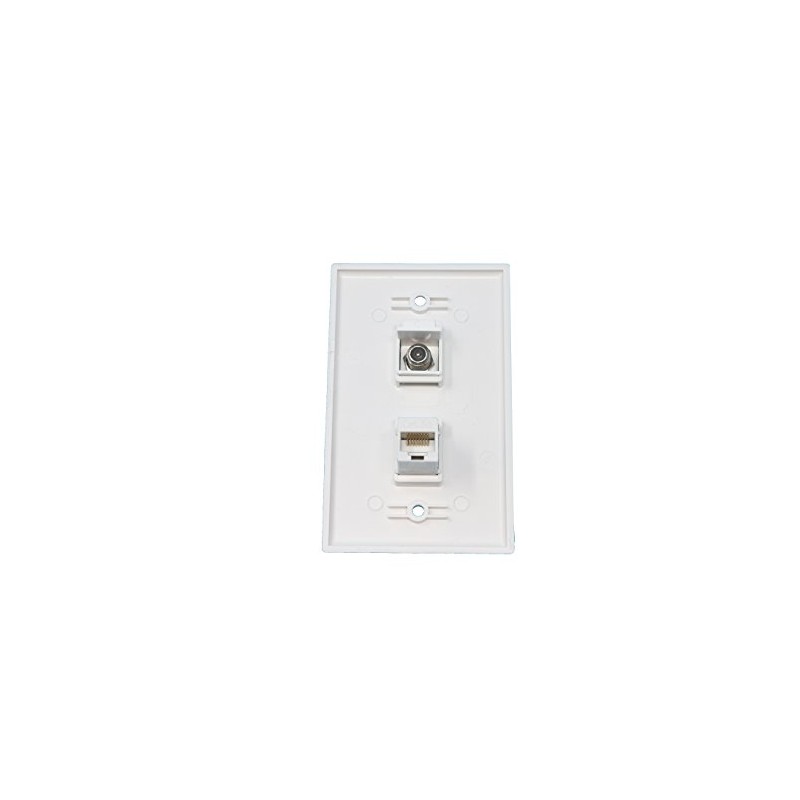 RiteAV - 1 Coax F Type and 1 Cat5e Ethernet