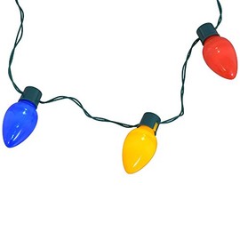Holiday Large Bulb Christmas Light up Necklace