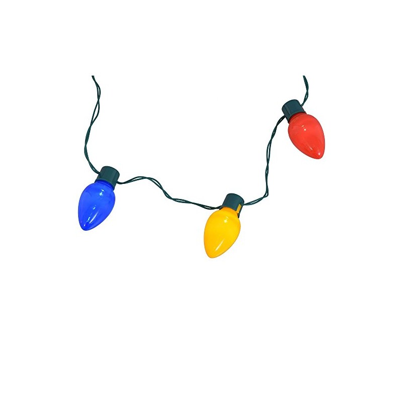 Holiday Large Bulb Christmas Light up Necklace