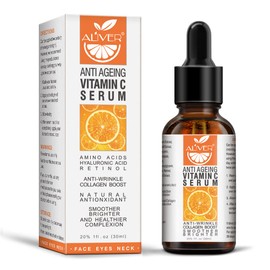 Vitamin C Serum Gesicht - Anti-Wrinkle & Boosts Collagen | Serum Vitamin C with VC & Hyaluronic Acid | Vitamin C Serums Skin Brightening & Hydration für Gesicht Repair Damages Skin Cells - 30ml
