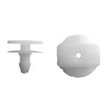 Boston BC5313 Auto Parts Trim Clips, White, 10 per Bag