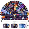 48PCS Space Party Favors 24PCS Tattoos 24PCS Slap Bracelets Wristbands