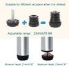 Sourcingmap Leveling Feet 1" 25mm OD Round Insert Furniture Adjustable