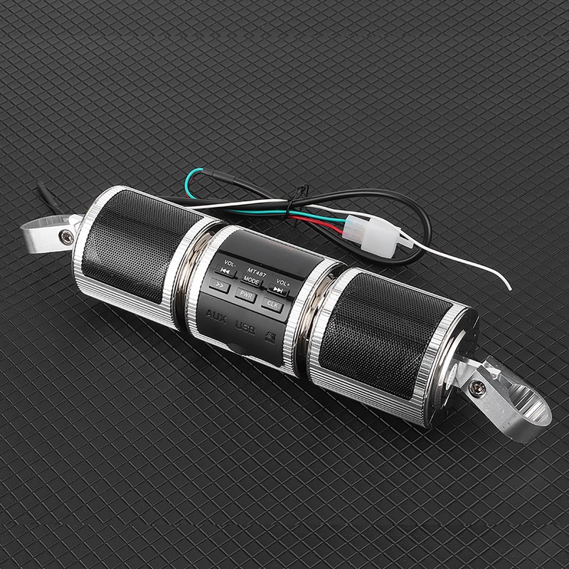 Wireless Motorcycle Stereo Speaker Waterproof MP3 Music Player Audio System