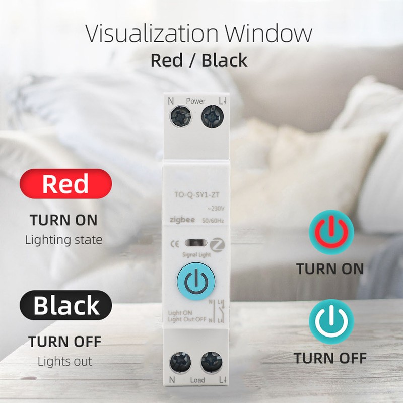 1P Smart Circuit Breaker Wireless Remote Control Disconnect Switch for