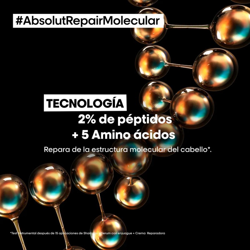 Absolut Repair Molecular Shampoo 500ml LOral Professionnel