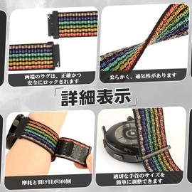 [Onetmpre] Universal Nylon Watch Band 16mm 18mm 20mm 22mm Quick Release Replacement Wristband Men Women Adjustable Watch Strap