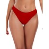 Colloyes Women's Swim Bottoms High Cut Mid Waisted Bikini Bottoms