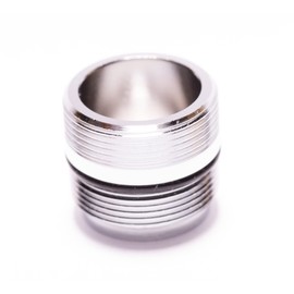 BLUMKRAFT Adapter Tap Reducer M21.5-M22 Compatible with Neoperl 50505194 Hidden Caché JR and Grohe Chrome-Plated Brass (M21.5 x 1 to M22 x 1)